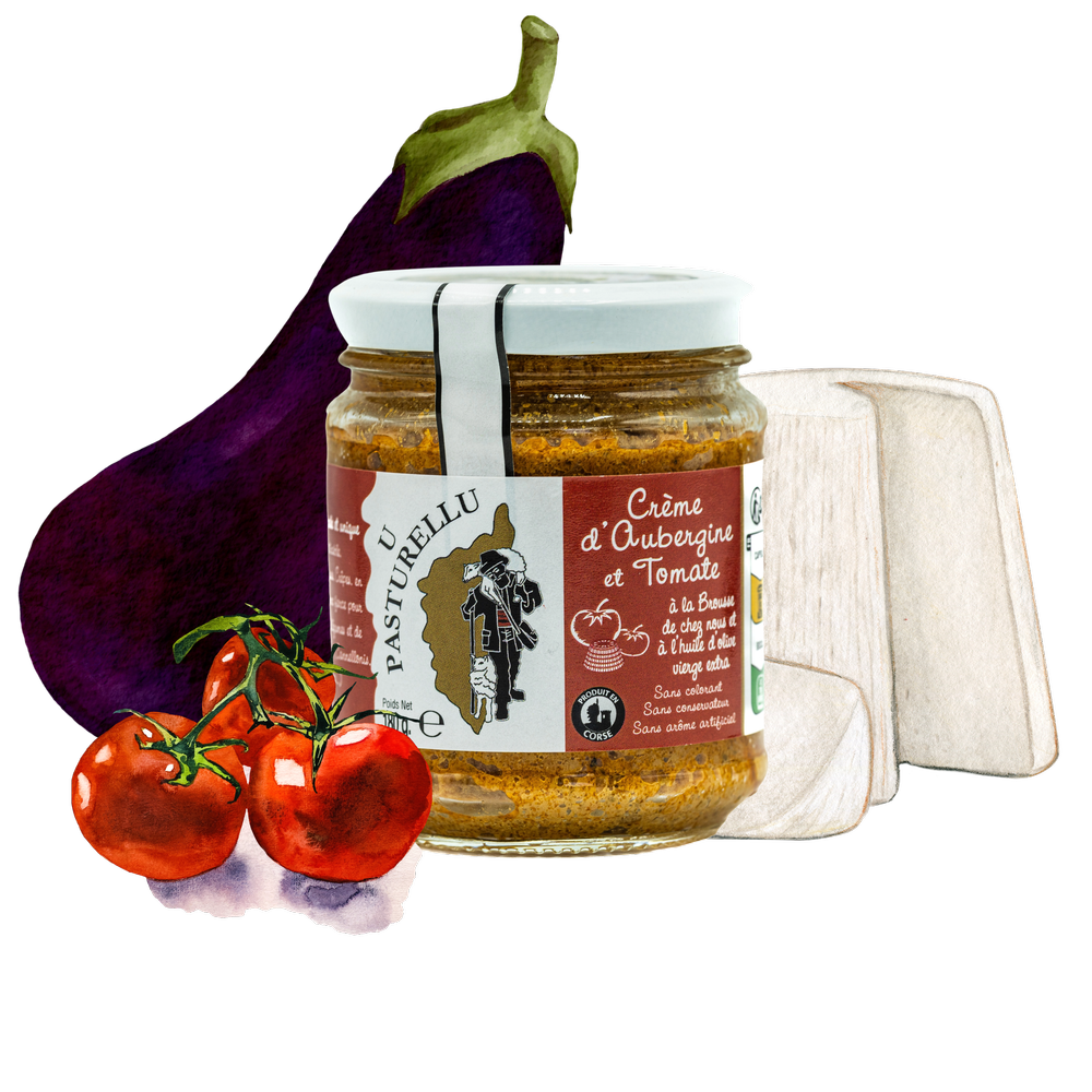 Crème d’Aubergine & Tomate à la Brousse (Pré-commande PRO)