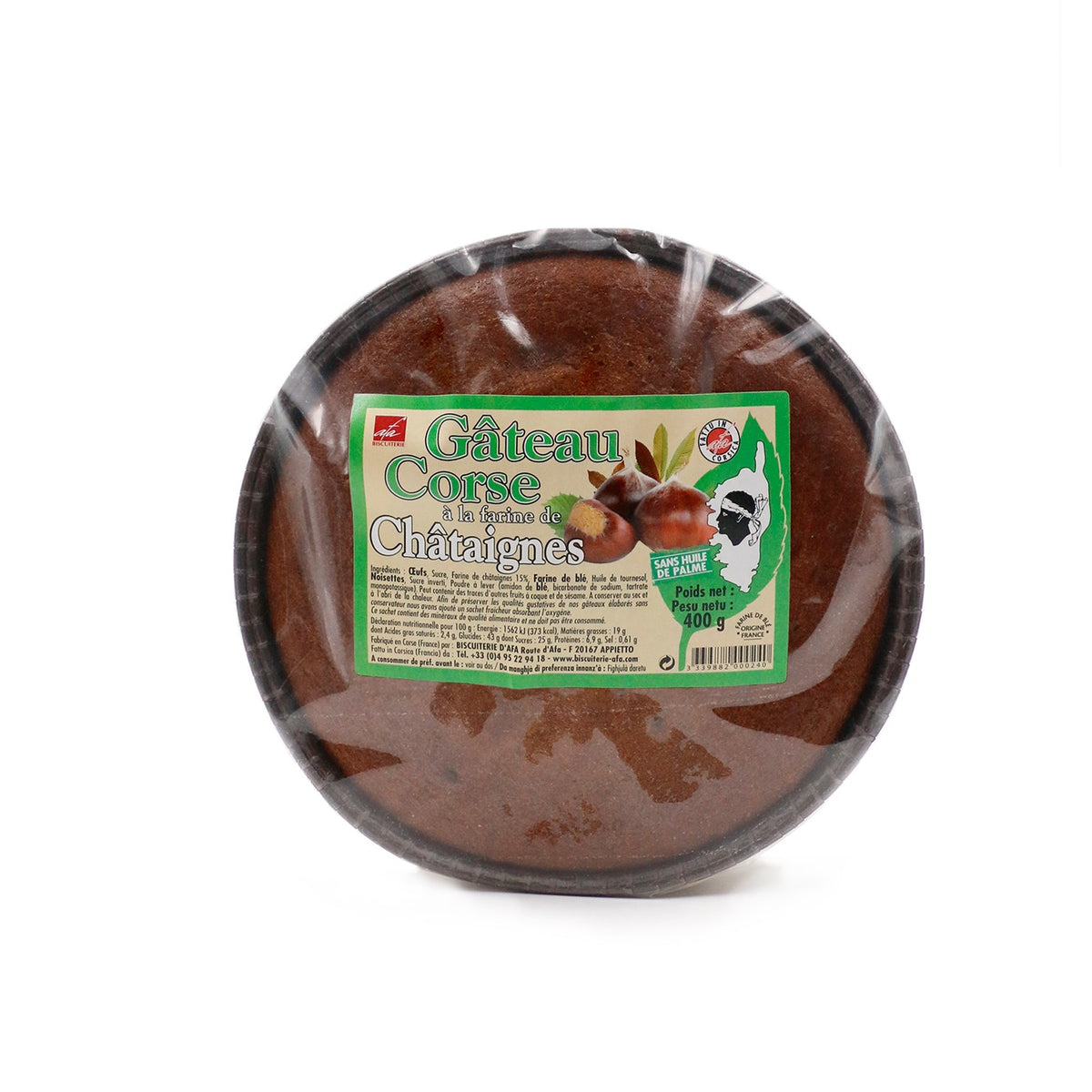 Gâteau corse à la farine de châtaigne (pré-commande PRO)