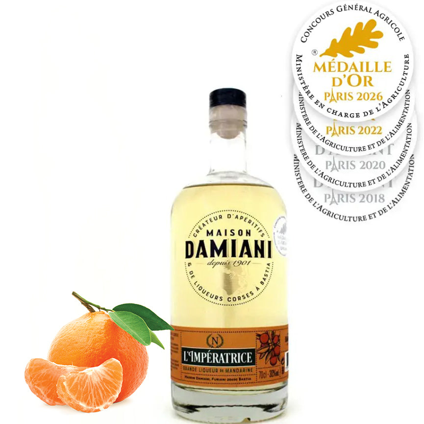 6 bouteilles de Liqueur de Mandarines Corses - L’Impératrice (Pré-commande PRO)