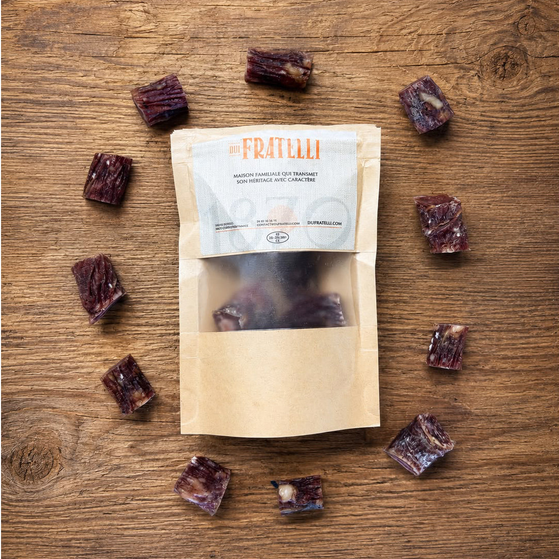 10 sachets de Mini saucissons secs corses – Sachet de 50 g (Pré-commande PRO)