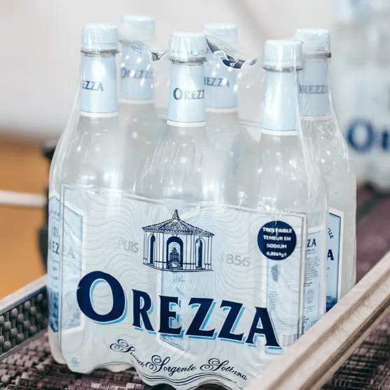 Eau pétillante Orezza - bouteilles PET 1L (pré-commande PRO)