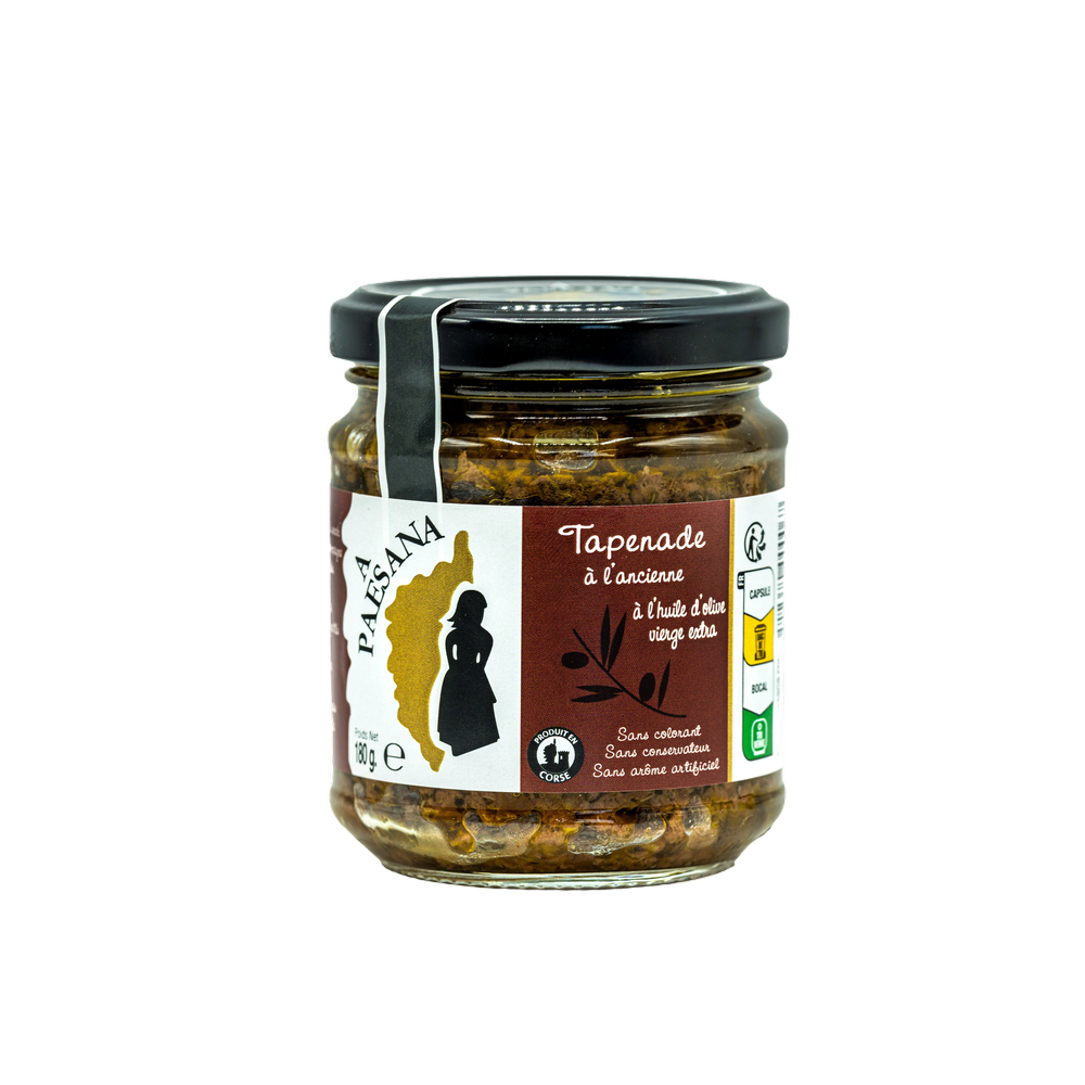Tapenades noires à l’ancienne - 180g (Pré-commande PRO)