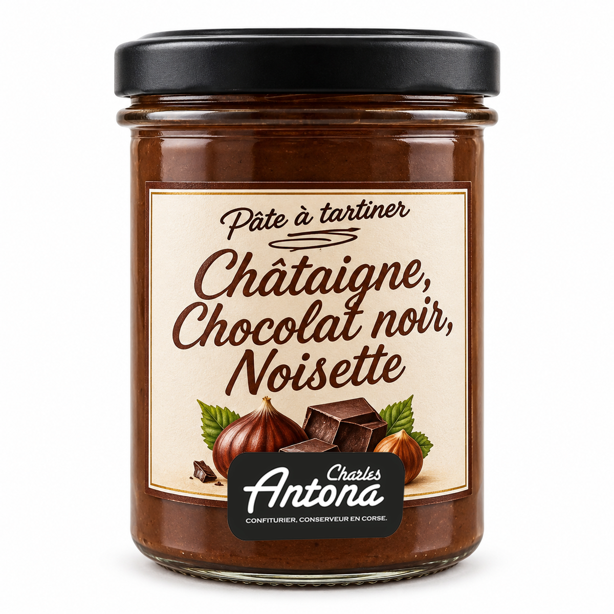 Pâte à tartiner Châtaigne, Noisette et Chocolat (pré-commande PRO)